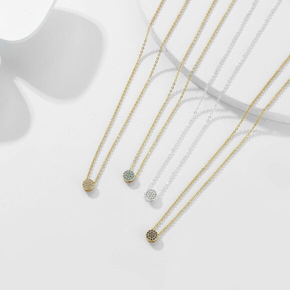 Personalized 14K Gold Plated Pendant Necklace - Perfect for Any Special Occasion - Picture 5 of 6